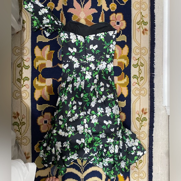 CAROLINE CONSTAS Nave Floral Cocktail or Black Tie Dress XS - Picture 5 of 6